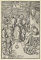 Christ Before Annas, from the Passion, Lucas Cranach the Elder  German, Woodcut