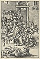 Christ crowned with Thorns, from The Passion, Lucas Cranach the Elder  German, Woodcut