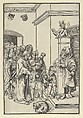 Christ before Caiphas, from "The Passion", Lucas Cranach the Elder  German, Woodcut