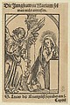 The Annunciation, Lucas Cranach the Elder German, Woodcut and letter press