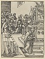 John from the Martyrdom of the Twelve Apostles, Lucas Cranach the Elder German, Woodcut