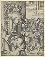 James The Less from the Martyrdom of the Twelve Apostles, Lucas Cranach the Elder German, Woodcut