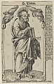 Peter from Christ, the Apostles and St. Paul, Lucas Cranach the Elder  German, Woodcut and letterpress