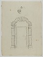 Portfolio with drawings and prints of tombs and epitaphs, Anonymous, Flemish, Pen and brown ink, black chalk, brush and brown and gray wash