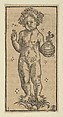 Silver Statuette of the Christ Child, from the "Wittenberg Reliquaries", Lucas Cranach the Elder  German, Woodcut; second state of two (Hollstein)