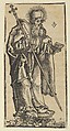 Silver Statuette of St. Philip, from the "Wittenberg Reliquaries", Lucas Cranach the Elder  German, Woodcut