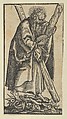 Silver Statuette of St. Andrew, from the "Wittenberg Reliquaries", Lucas Cranach the Elder  German, Woodcut