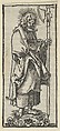 Silver Statuette of St. Matthew from the Wittenberg Reliquaries, Lucas Cranach the Elder  German, Woodcut