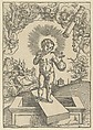 The Infant Christ as Redeemer, Lucas Cranach the Elder German, Woodcut