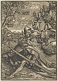 Saint Christopher, Lucas Cranach the Elder  German, Woodcut; second state of two (Hollstein)