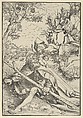 Saint Christopher, Lucas Cranach the Elder  German, Woodcut; second state of two (Hollstein)