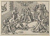 The Holy Family and Kindred, Lucas Cranach the Elder German, Woodcut