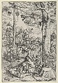 St. Jerome in the Wilderness, Lucas Cranach the Elder  German, Woodcut