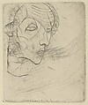 Self-Portrait, Egon Schiele  Austrian, Drypoint
