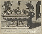Twenty album pages with prints from the series ‘Coenotaphiorum’, Johannes van Doetecum I (Netherlandish, 1528/32–1605) or, Etching