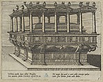 Twenty album pages with prints from the series ‘Coenotaphiorum’, Johannes van Doetecum I (Netherlandish, 1528/32–1605) or, Etching