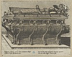 Twenty album pages with prints from the series ‘Coenotaphiorum’, Johannes van Doetecum I (Netherlandish, 1528/32–1605) or, Etching