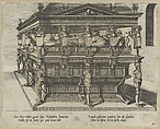 Twenty album pages with prints from the series ‘Coenotaphiorum’, Johannes van Doetecum I (Netherlandish, 1528/32–1605) or, Etching