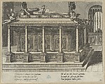 Twenty album pages with prints from the series ‘Coenotaphiorum’, Johannes van Doetecum I (Netherlandish, 1528/32–1605) or, Etching
