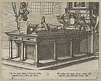 Twenty album pages with prints from the series ‘Coenotaphiorum’, Johannes van Doetecum I (Netherlandish, 1528/32–1605) or, Etching