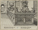 Twenty album pages with prints from the series ‘Coenotaphiorum’, Johannes van Doetecum I (Netherlandish, 1528/32–1605) or, Etching