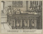 Twenty album pages with prints from the series ‘Coenotaphiorum’, Johannes van Doetecum I (Netherlandish, 1528/32–1605) or, Etching