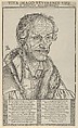 Philip Melanchthon, Bust to the Right, Lucas Cranach the Younger German, Woodcut; first state of three (Hollstein)