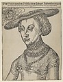 Sybilla of Cleves, Wife of John Frederic of Saxony, Lucas Cranach the Elder  German, Woodcut