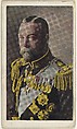 Card No. 2, King George V of England, from the World War I Scenes series (T121) issued by Sweet Caporal Cigarettes, American Tobacco Company, Photolithograph