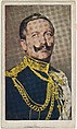 Card No. 3, Emperor William II of Germany, from the World War I Scenes series (T121) issued by Sweet Caporal Cigarettes, American Tobacco Company, Photolithograph