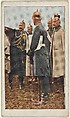 Card No. 24, Kaiser Wilhelm and his Staff Directing the German Troops, from the World War I Scenes series (T121) issued by Sweet Caporal Cigarettes, American Tobacco Company, Photolithograph