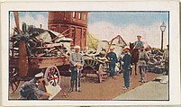 Card No. 153, Russian Aeroplane Captured by Gen. Von Hindenberg, from the World War I Scenes series (T121) issued by Sweet Caporal Cigarettes, American Tobacco Company, Photolithograph