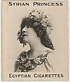 Anonymous actress, from the Actresses series (T123, Type 2), issued by Neil McCoull Co. to promote Syrian Princess Egyptian Cigarettes, Neil McCoull Co. , New York, Albumen print