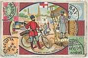 The Mail in the British Indies, from the Mail Carriers and Stamps series (T132), issued to promote Pulliam Cigars, Pulliam Cigars  American, Commercial color lithograph