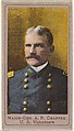 Major-General A. R. Chaffee, United States Volunteers, from the Heroes of the Spanish War series (T175), Kinney Brothers Tobacco Company ? American, Commercial color lithograph