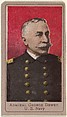 Admiral George Dewey, United States Navy, from the Heroes of the Spanish War series (T175), Kinney Brothers Tobacco Company ? American, Commercial color lithograph