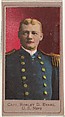 Captain Robley D. Evans, United States Navy, from the Heroes of the Spanish War series (T175), Kinney Brothers Tobacco Company ? American, Commercial color lithograph