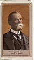 Honorable John Hay, Secretary of State, from the Heroes of the Spanish War series (T175), Kinney Brothers Tobacco Company ? American, Commercial color lithograph