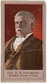 Honorable D. B. Henderson, Speaker of the House of Representatives, from the Heroes of the Spanish War series (T175), Kinney Brothers Tobacco Company ? American, Commercial color lithograph