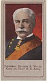 General Nelson A. Miles, Commander-in-Chief of the United States Army, from the Heroes of the Spanish War series (T175), Kinney Brothers Tobacco Company ? American, Commercial color lithograph