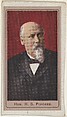 Honorable H. S. Pingree, from the Heroes of the Spanish War series (T175), Kinney Brothers Tobacco Company ? American, Commercial color lithograph