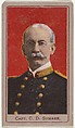 Captain C. D. Sigsbee, from the Heroes of the Spanish War series (T175), Kinney Brothers Tobacco Company ? American, Commercial color lithograph