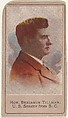 Honorable Benjamin Tillman, United States Senator from South Carolina, from the Heroes of the Spanish War series (T175), Kinney Brothers Tobacco Company ? American, Commercial color lithograph