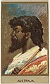 Australia, from the Races of Mankind series (T181) issued by Abdul Cigarettes, Abdul Cigarettes American, Commercial color lithograph