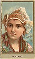 Holland, from the Races of Mankind series (T181) issued by Abdul Cigarettes, Abdul Cigarettes American, Commercial color lithograph
