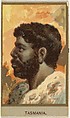 Tasmania, from the Races of Mankind series (T181) issued by Abdul Cigarettes, Abdul Cigarettes American, Commercial color lithograph