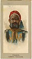 Algerian Tirailleurs, France, from the Military Uniforms series (T182) issued by Abdul Cigarettes, Abdul Cigarettes American, Commercial color lithograph