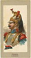 Fatigue Cap, Cuirassier, France, from the Military Uniforms series (T182) issued by Abdul Cigarettes, Abdul Cigarettes American, Commercial color lithograph