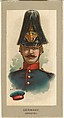 Fatigue Cap, Infantry, Germany, from the Military Uniforms series (T182) issued by Abdul Cigarettes, Abdul Cigarettes American, Commercial color lithograph
