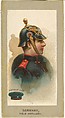 Fatigue Cap, Field Artillery, Germany, from the Military Uniforms series (T182) issued by Abdul Cigarettes, Abdul Cigarettes American, Commercial color lithograph